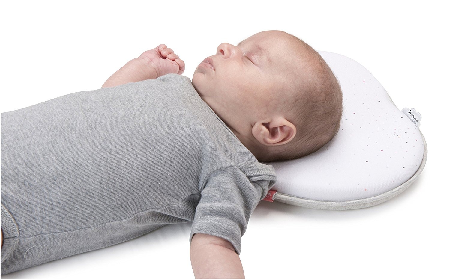 Perna ergonomica impotriva plagioencefaliei Babymoov Lovenest Original White