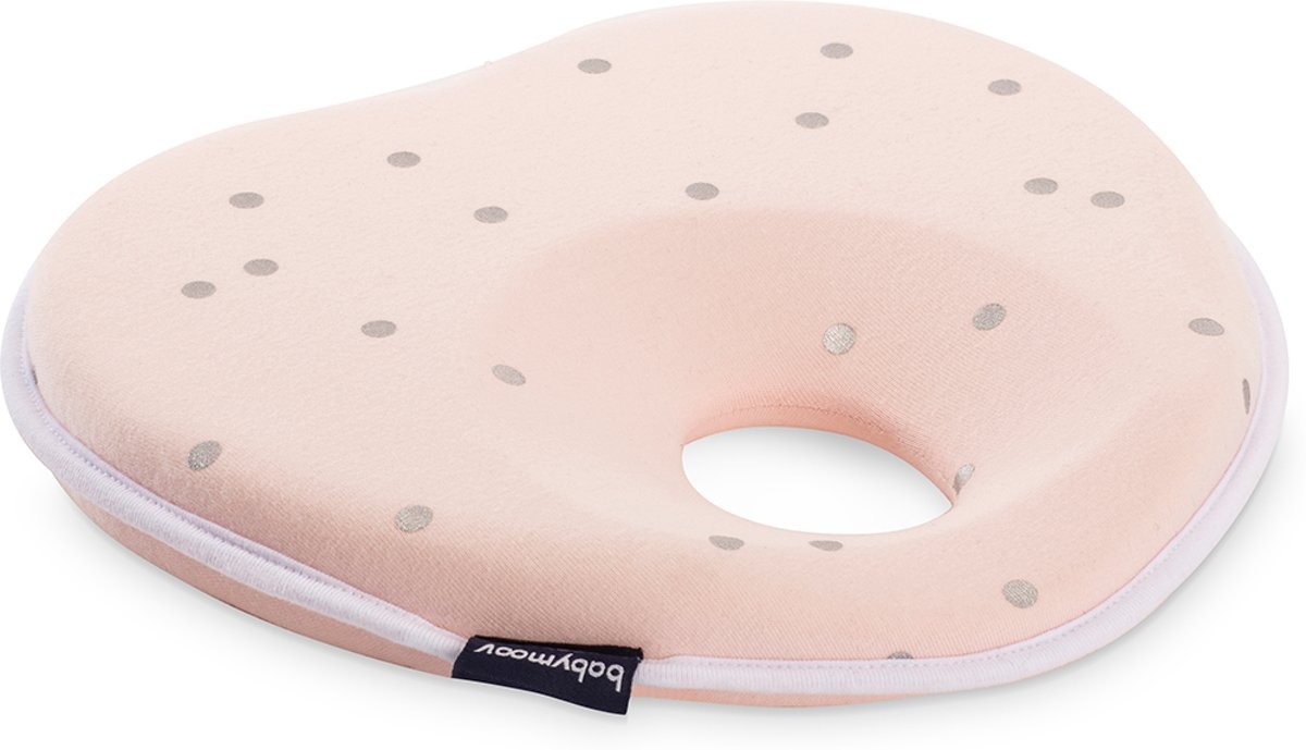 Perna ergonomica impotriva plagioencefaliei Babymoov Lovenest Original Pink 2