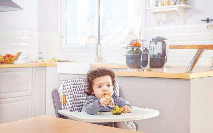 Robot multifunctional 5 in 1 Babymoov Nutribaby+ Industrial Grey