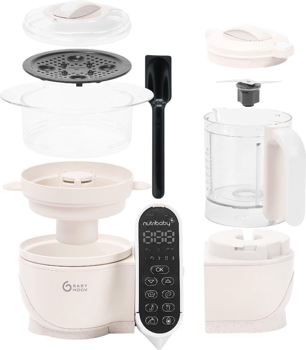 Robot multifunctional 5 in 1 Babymoov Nutribaby+ Mineral Beige