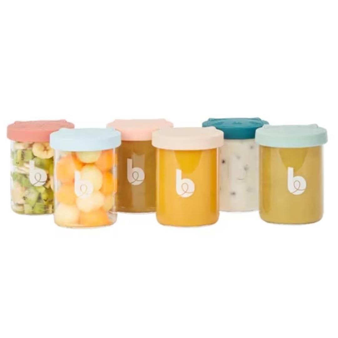 Набор из 6 стеклянных мисок Babymoov ISY, 6×250 мл