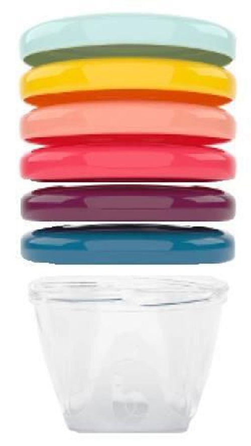 Набор из 6 контейнеров для хранения пищи Babymoov, 180 мл
