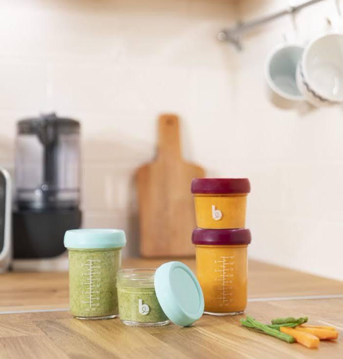 Set 8 boluri gradate din sticla Babymoov, 120 ml / 240 ml