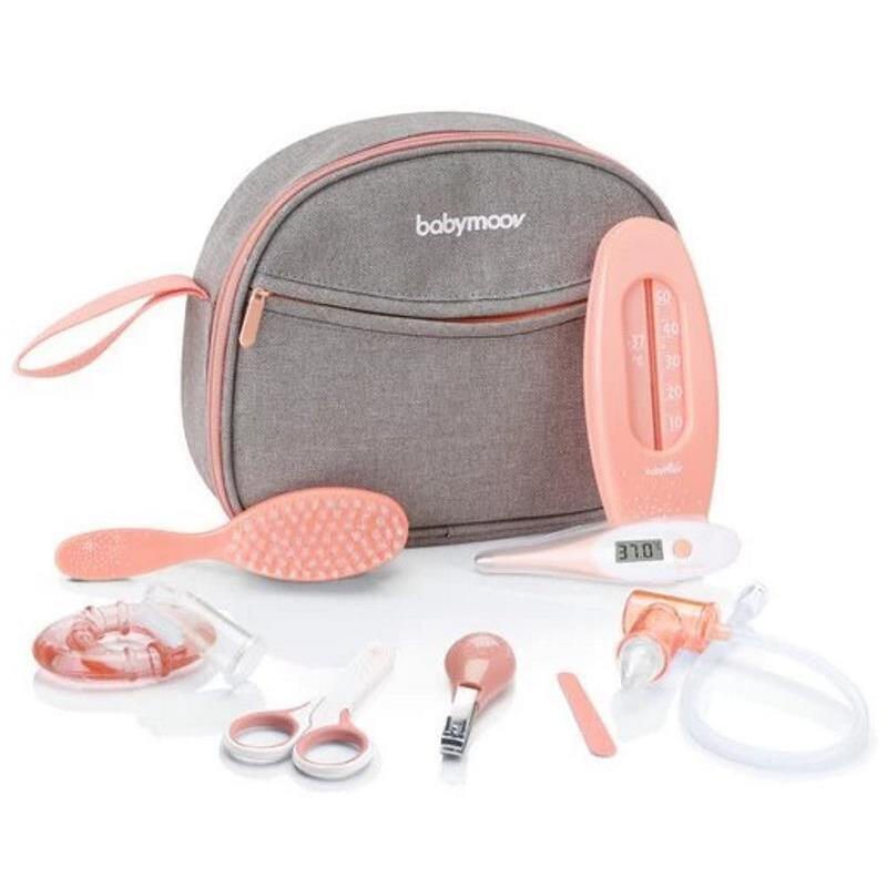 Set pentru ingrijire Babymoov Grooming Set Peach, 9 piese