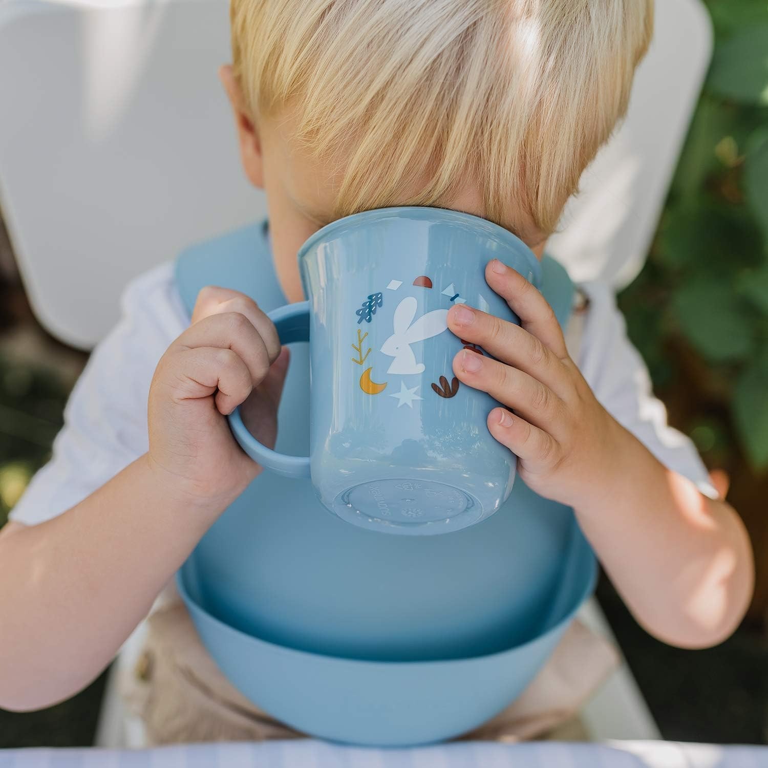 Силиконовый нагрудник Bleu, Suavinex