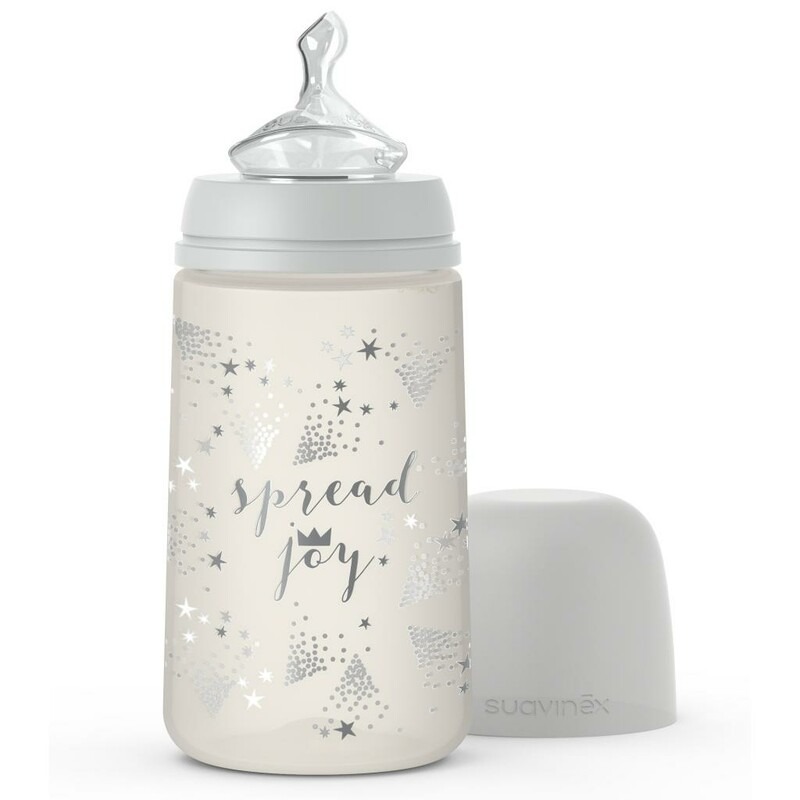 Biberon Spread Joy, Grey 270 ml, Suavinex