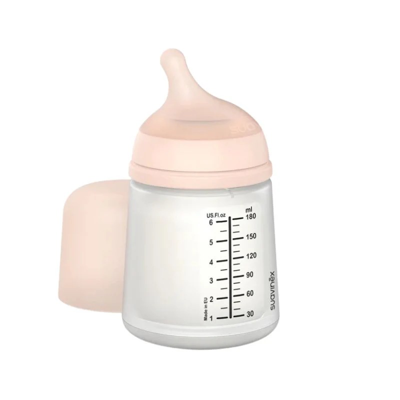 Антиколиковая соска со средним потоком ZERO.ZERO™ / светлый, 0+ месяцев, Suavinex
