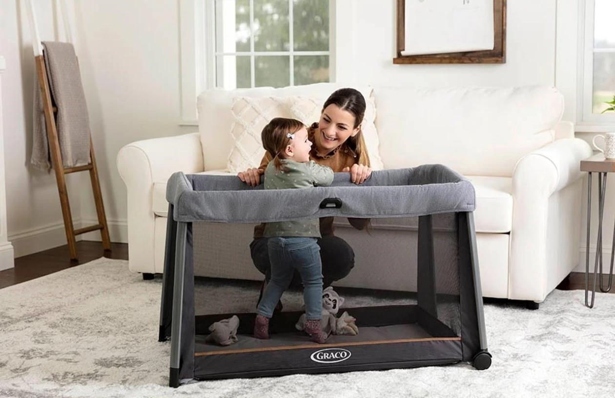 Кроватка Graco FoldLite Shadow