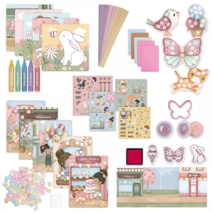 Cutie cu activitati creative - ROSA - Little Dutch