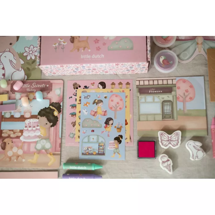 Cutie cu activitati creative - ROSA - Little Dutch