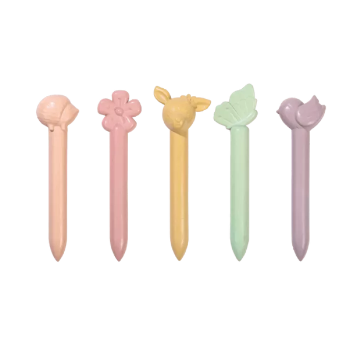 Creioane cerate in forma de animalute - Fairy Garden - Little Dutch