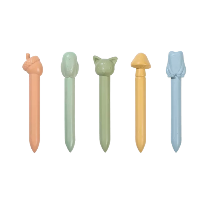 Creioane cerate in forma de animalute - Forest Friends - Little Dutch