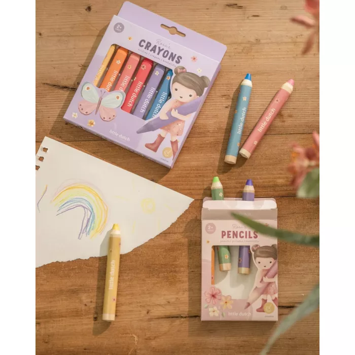 Восковые мелки ROSA — Little Dutch