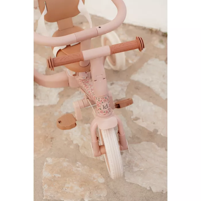 Tricicletă 4 în 1 cu bară de împingere – Fairy Floral – Little Dutch