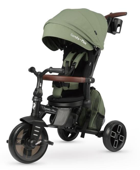 Tricicletă Qplay Comfo Max Olive Green