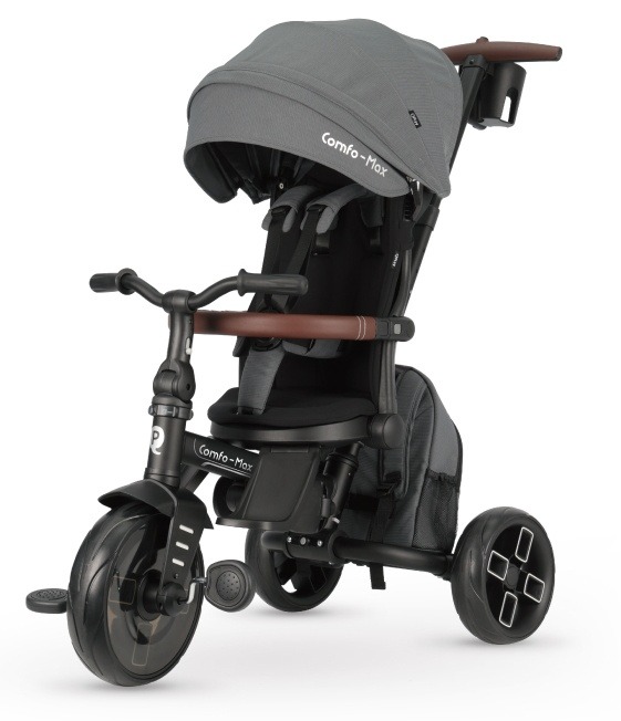 Tricicletă Qplay Comfo Max Grey 2