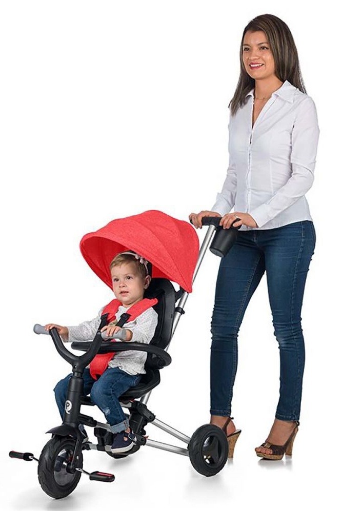 Трицикл Qplay Nova Plus Rubber Red