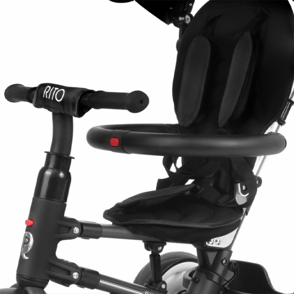 Велосипед-трёхколёсный для детей Qplay Rito Rubber Black