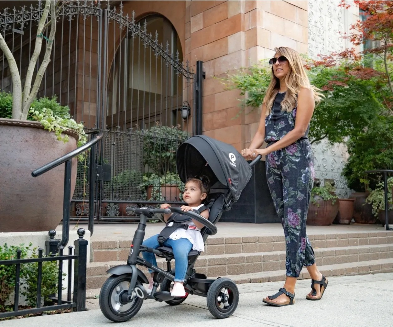 Велосипед-трёхколёсный для детей Qplay Rito Rubber Black