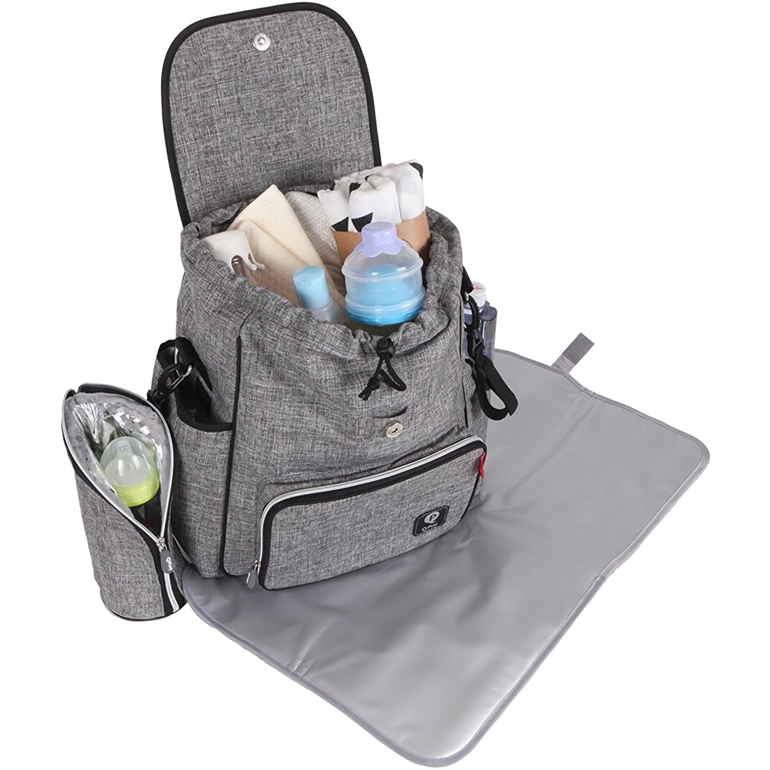 Сумка для мам Qplay MB-007 Light Grey