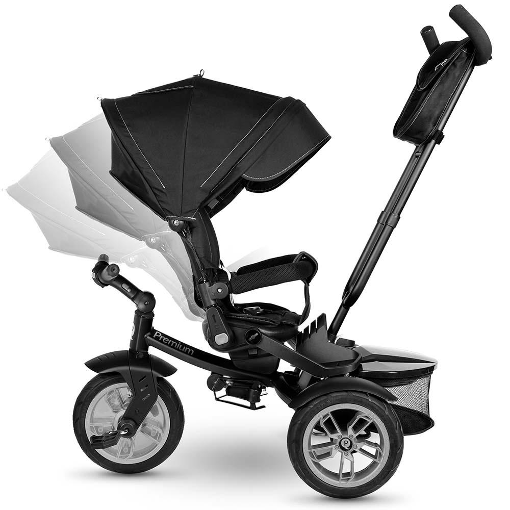 Tricicleta pliabila Qplay Premium Black