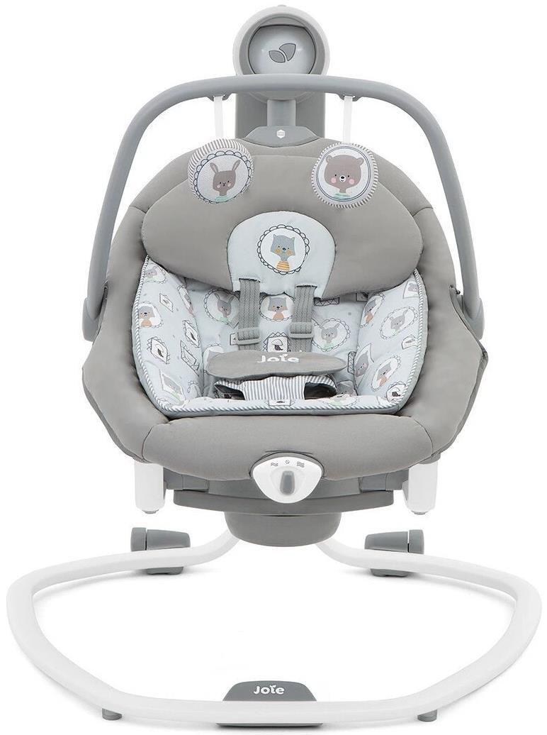 Leagan si balansoar rotativ Joie Serina 2 in 1 Portrait, cu conectare la priza