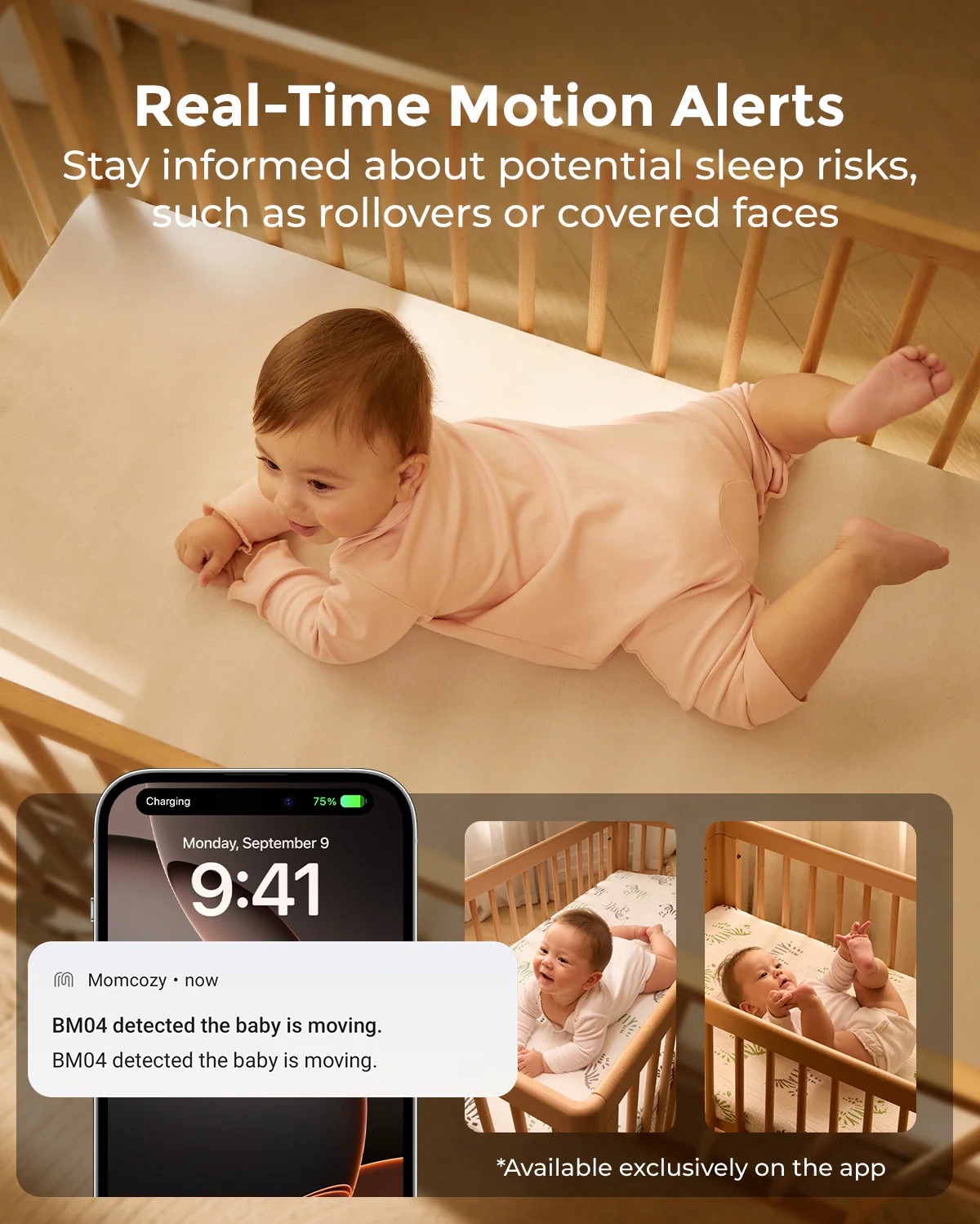Цифровая видеоняня Momcozy Smart Wifi 5.0 BM04