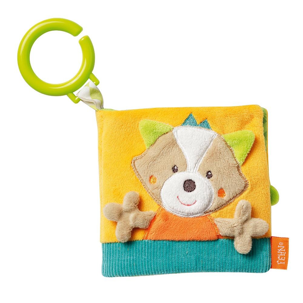 Сенсорная текстильная книжка, Fehn, многоцветная