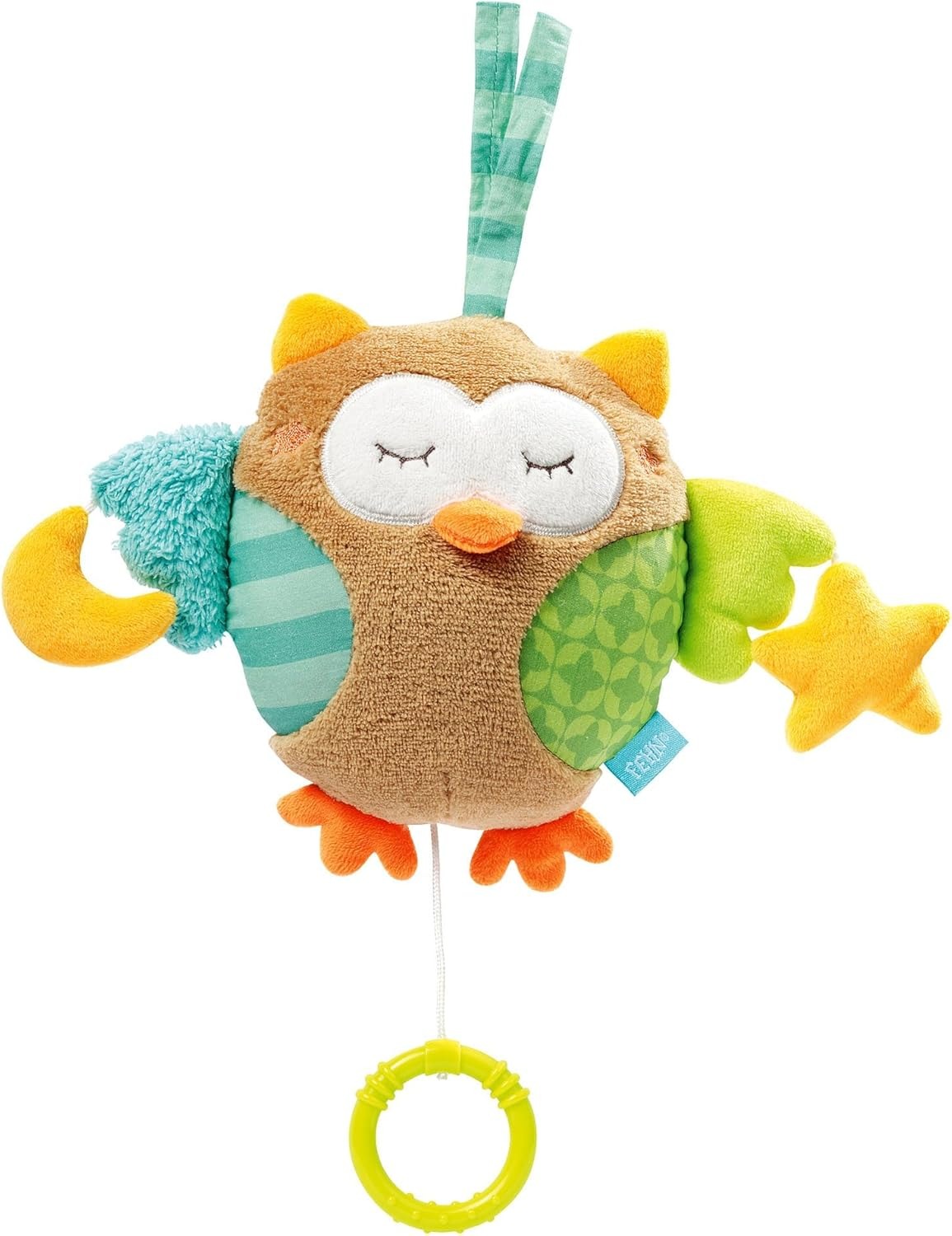 Jucarie muzicala - Bufnita somnoroasa (18 cm), Fehn