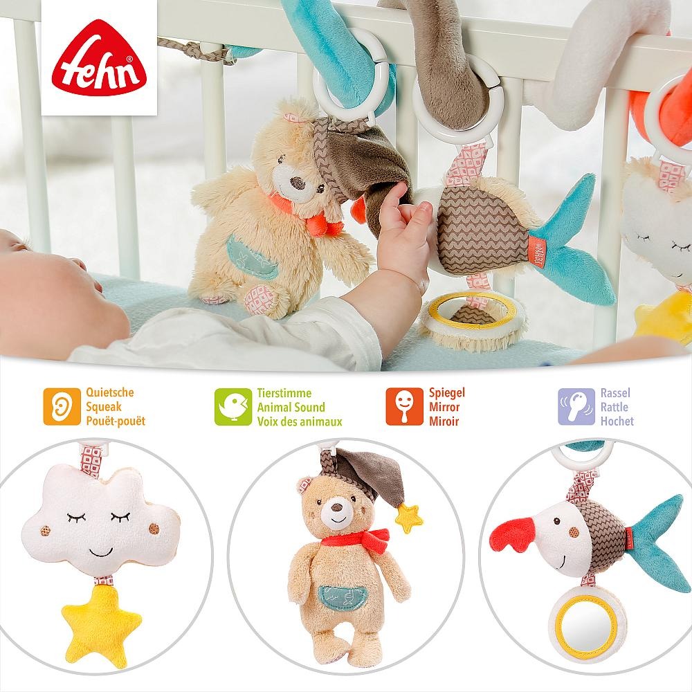 Спиральная игрушка – Медвежонок Bruno, Fehn
