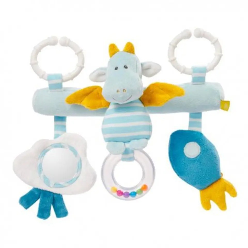 Jucarie pentru carucior, Fehn, 24x24x4cm, Dragon