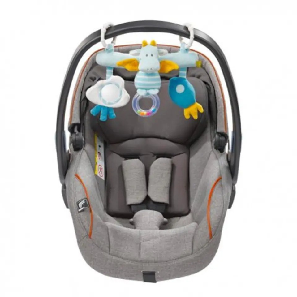 Jucarie pentru carucior, Fehn, 24x24x4cm, Dragon