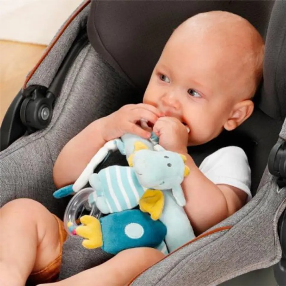 Jucarie pentru carucior, Fehn, 24x24x4cm, Dragon