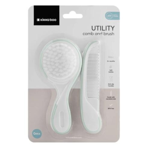 Набор щётка и расчёска KikkaBoo Utility Mint