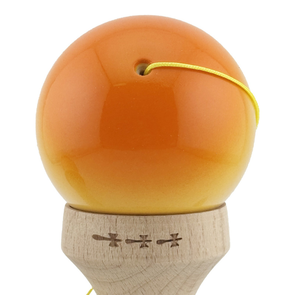 Kendama Super Sticky X Original profesionala, 7.5*6*18cm, Gradient portocaliu 5