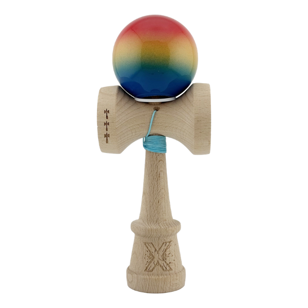 Kendama Super Sticky X Original profesionala, 7.5*6*18cm, Gradient