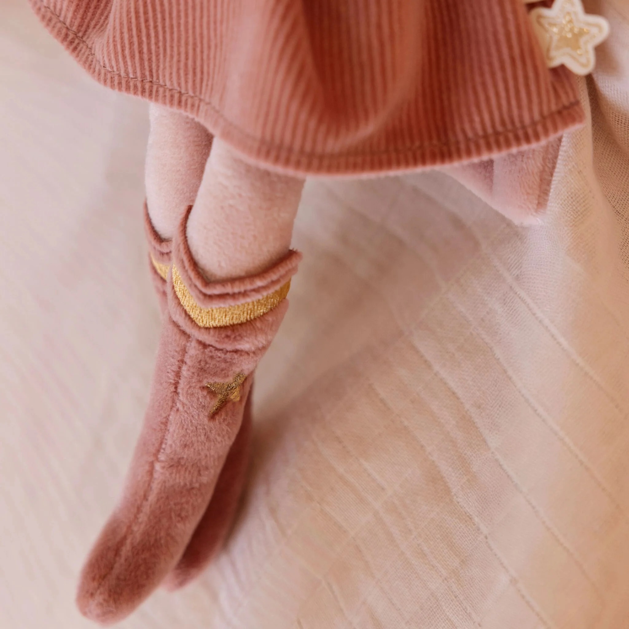 Papusa textila - Superhero Rosa - 35 cm - Little Dutch