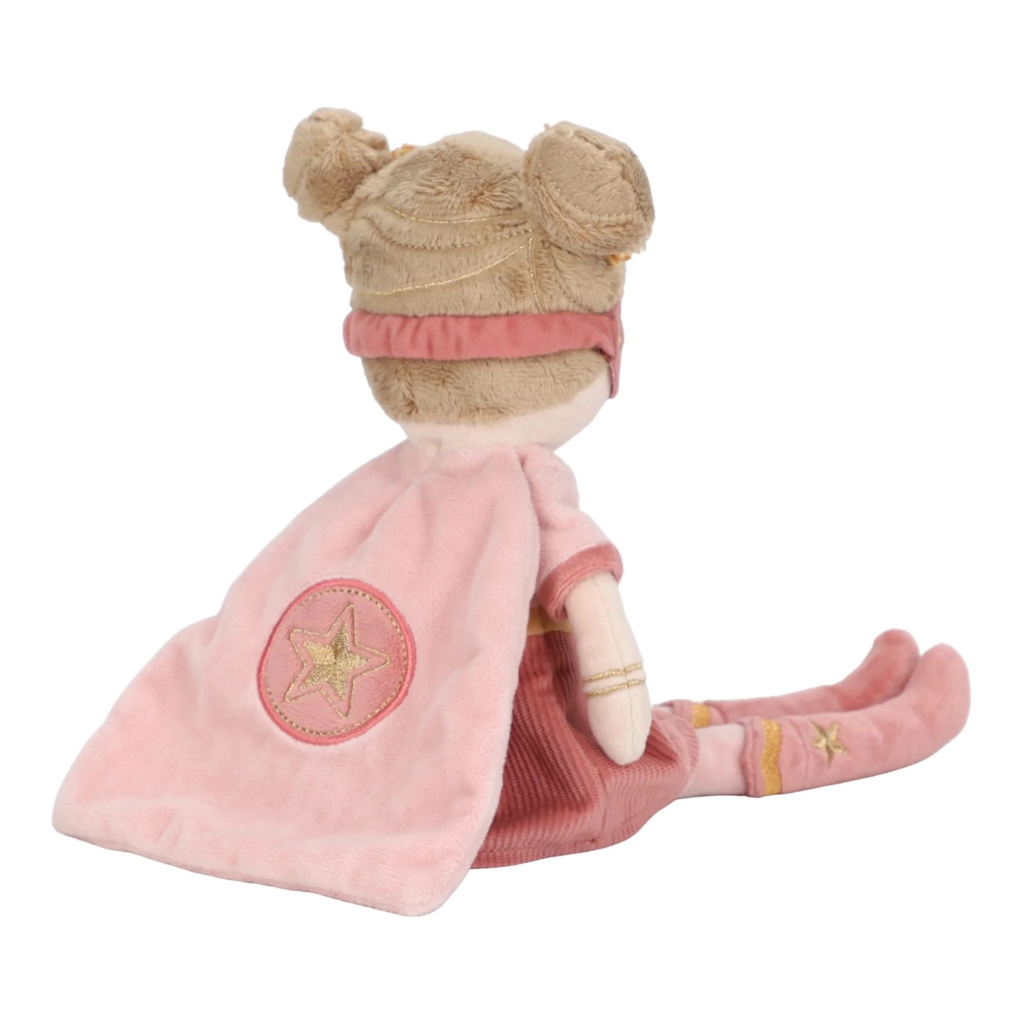 Papusa textila - Superhero Rosa - 35 cm - Little Dutch