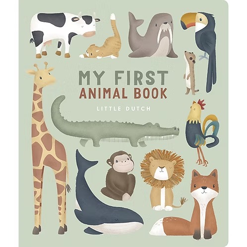 Книга для детей - My first animal book - Little Dutch