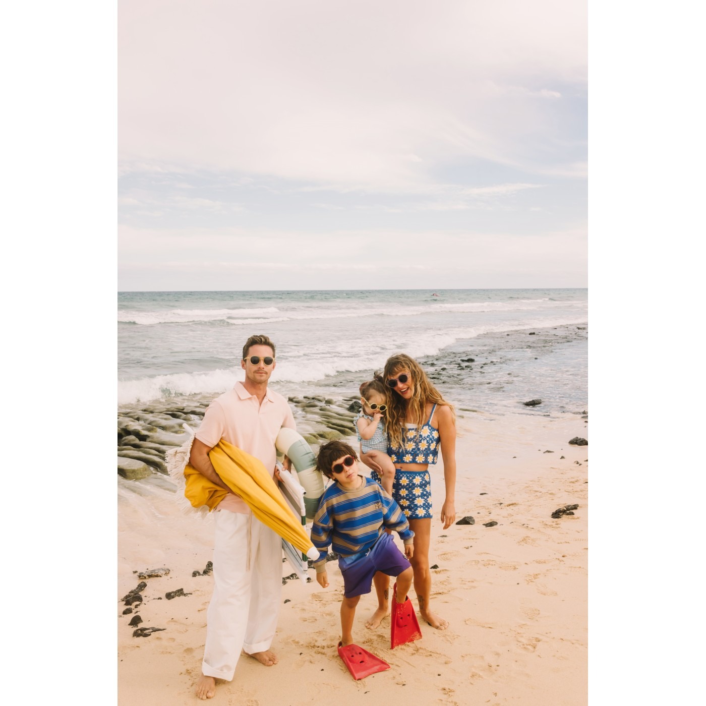 Солнцезащитные очки с поляризованными линзами - 1-3 года - Citrus Garden - Citrus Yellow - Olivio & Co