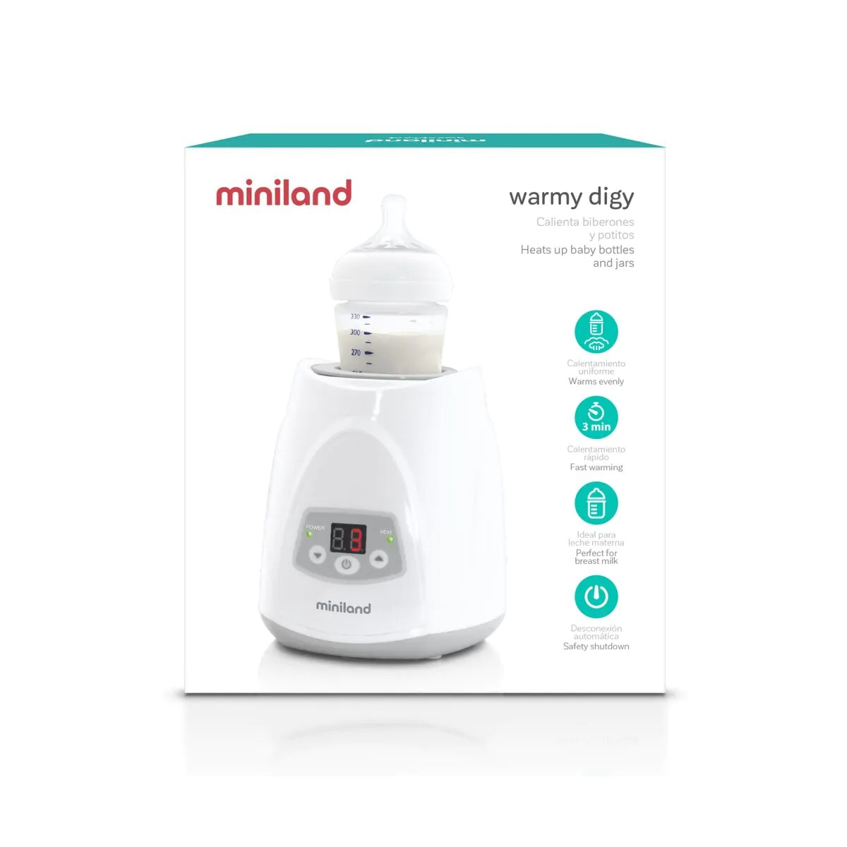 Incalzitor digital pentru biberoane Miniland