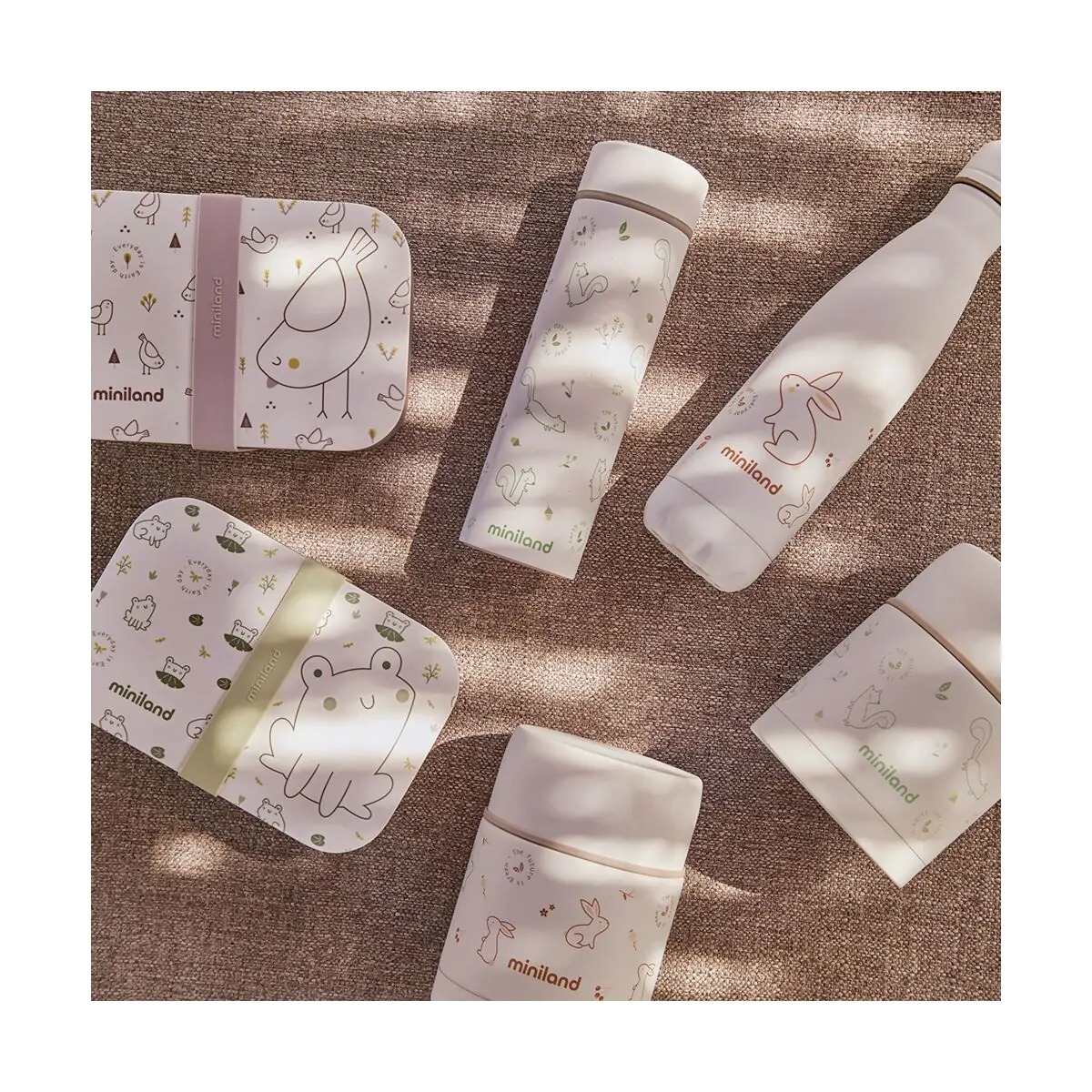 Termos lichide 450 ml din inox Miniland Natur Chip