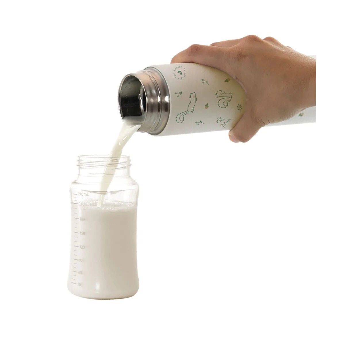 Termos lichide 450 ml din inox Miniland Natur Chip