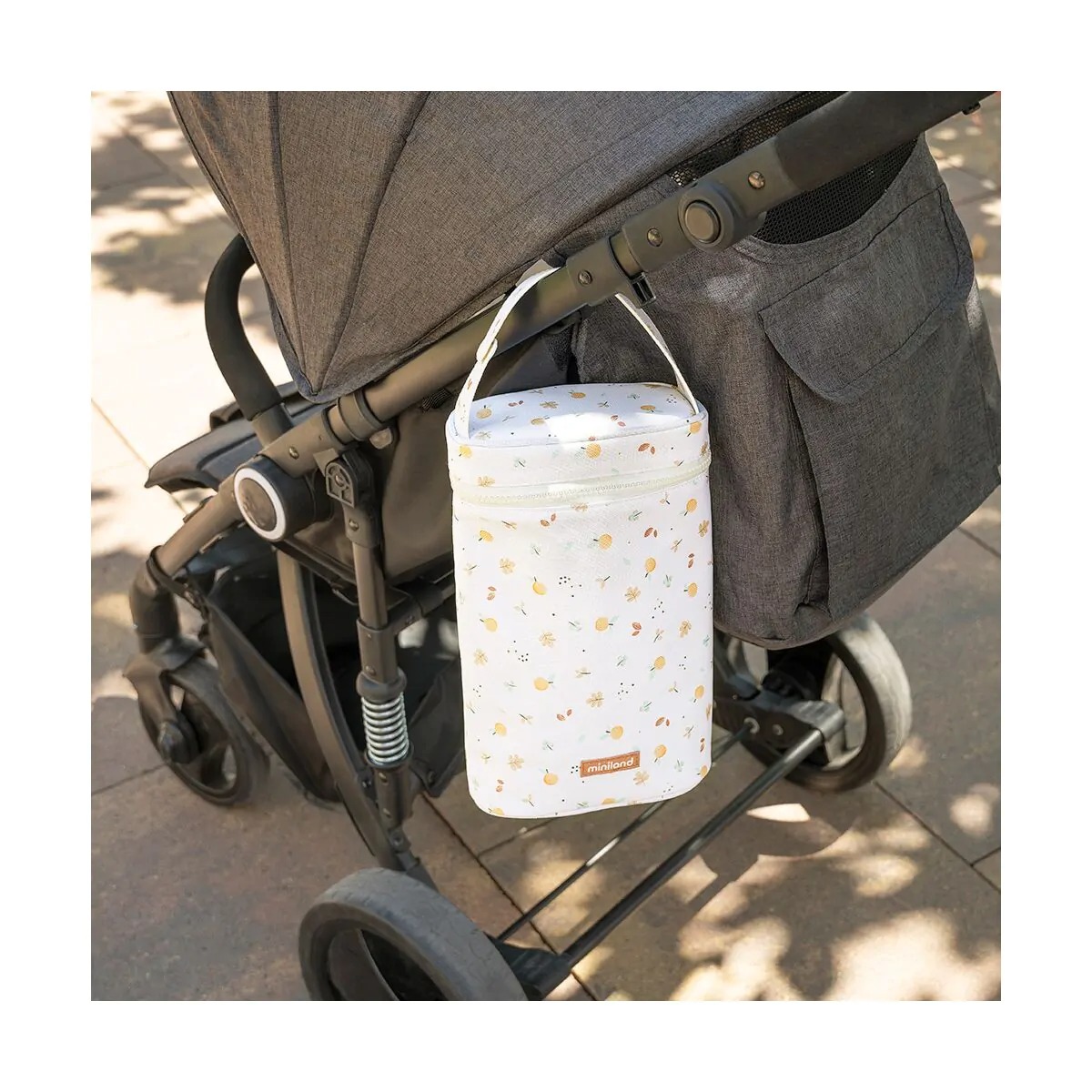 Geantă izotermă dublă pentru termosuri și biberoane Miniland Valencia