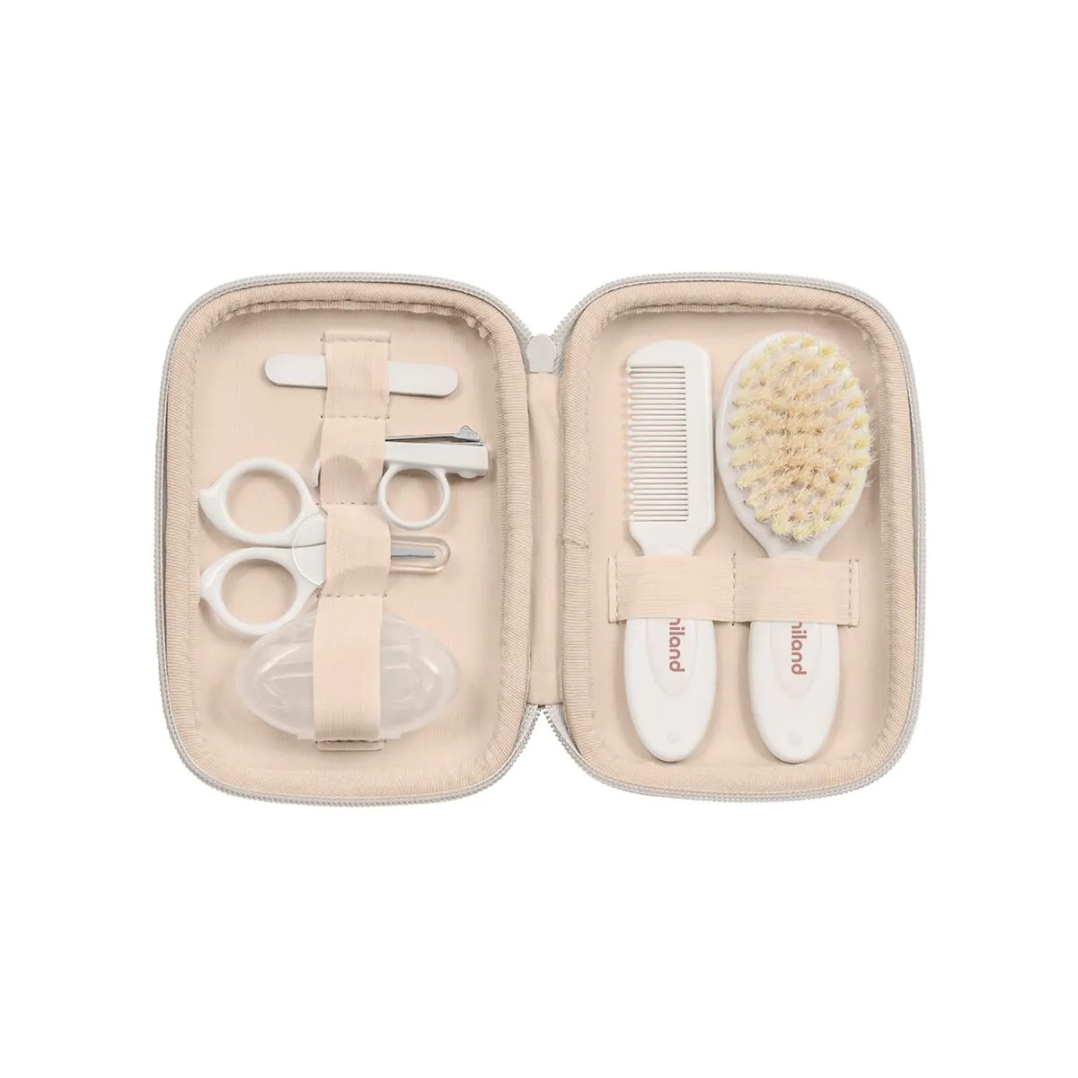 Set 6 accesorii îngrijire și igienă bebeluși Miniland Baby Kit Valencia 2