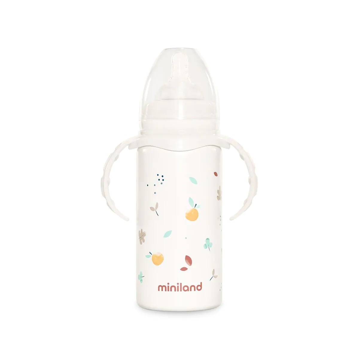 Sticlă termică/biberon cu tetină 240 ml Miniland Thermobaby Valencia