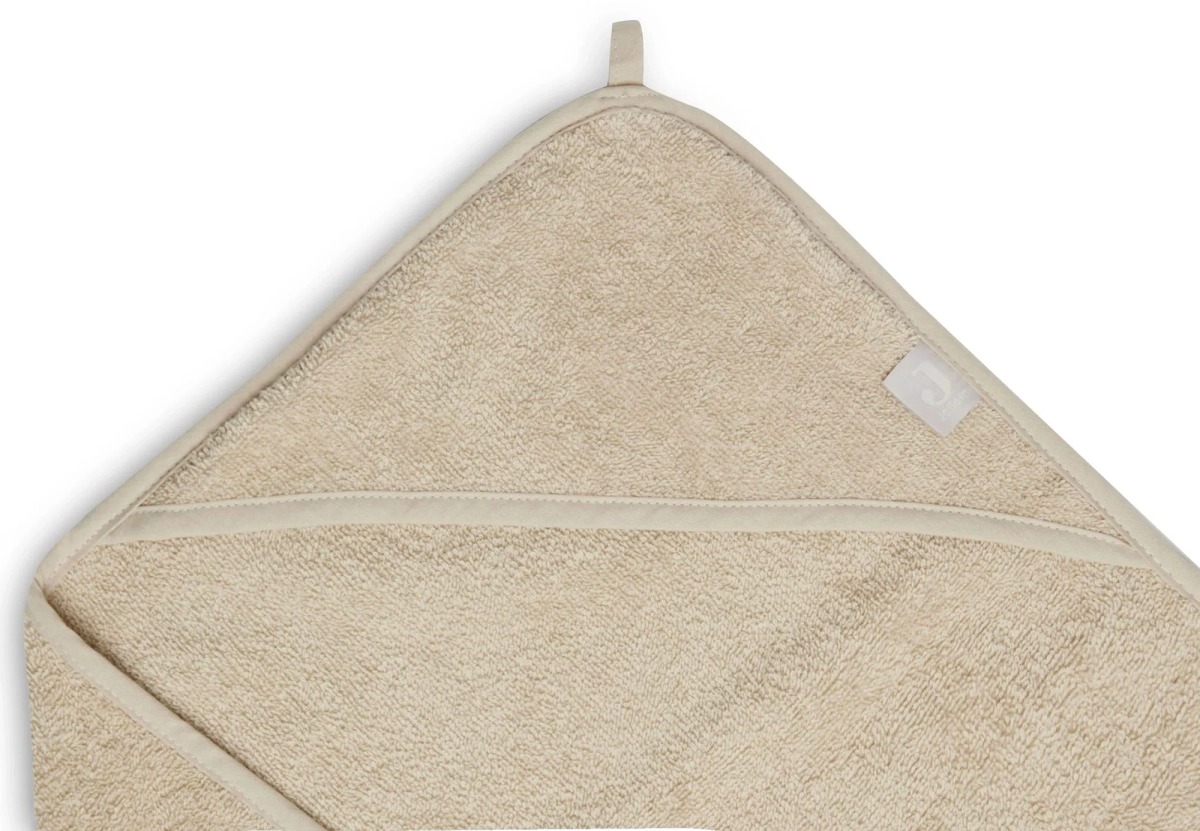 Prosop de baie cu gluga Jollein 75x75cm Nougat