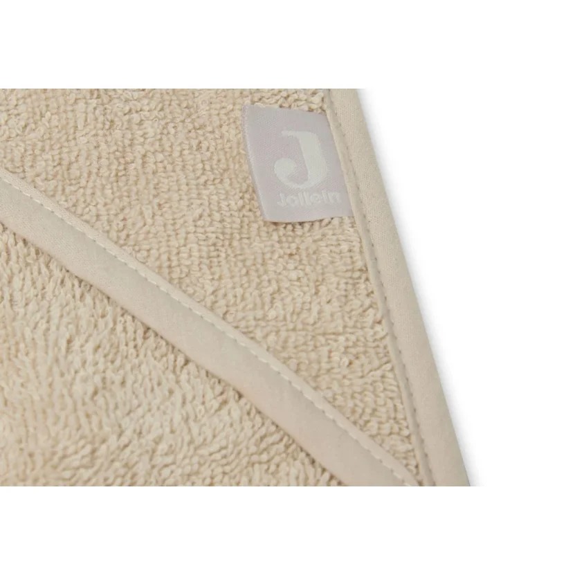 Prosop de baie cu gluga Jollein 75x75cm Nougat