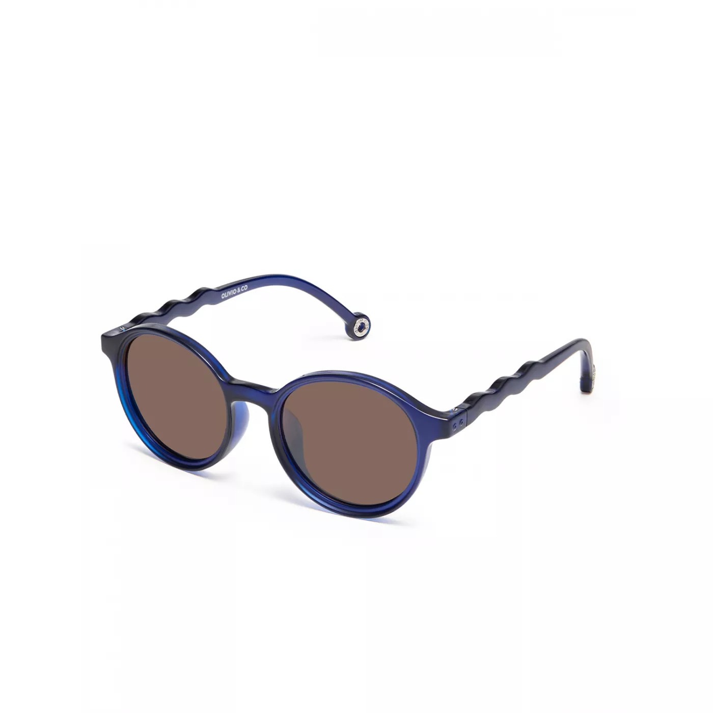 Ochelari de soare cu lentile polarizate - 12 ani+ - Clasic - Breakfast Art-Midnight Berry - Olivio & Co
