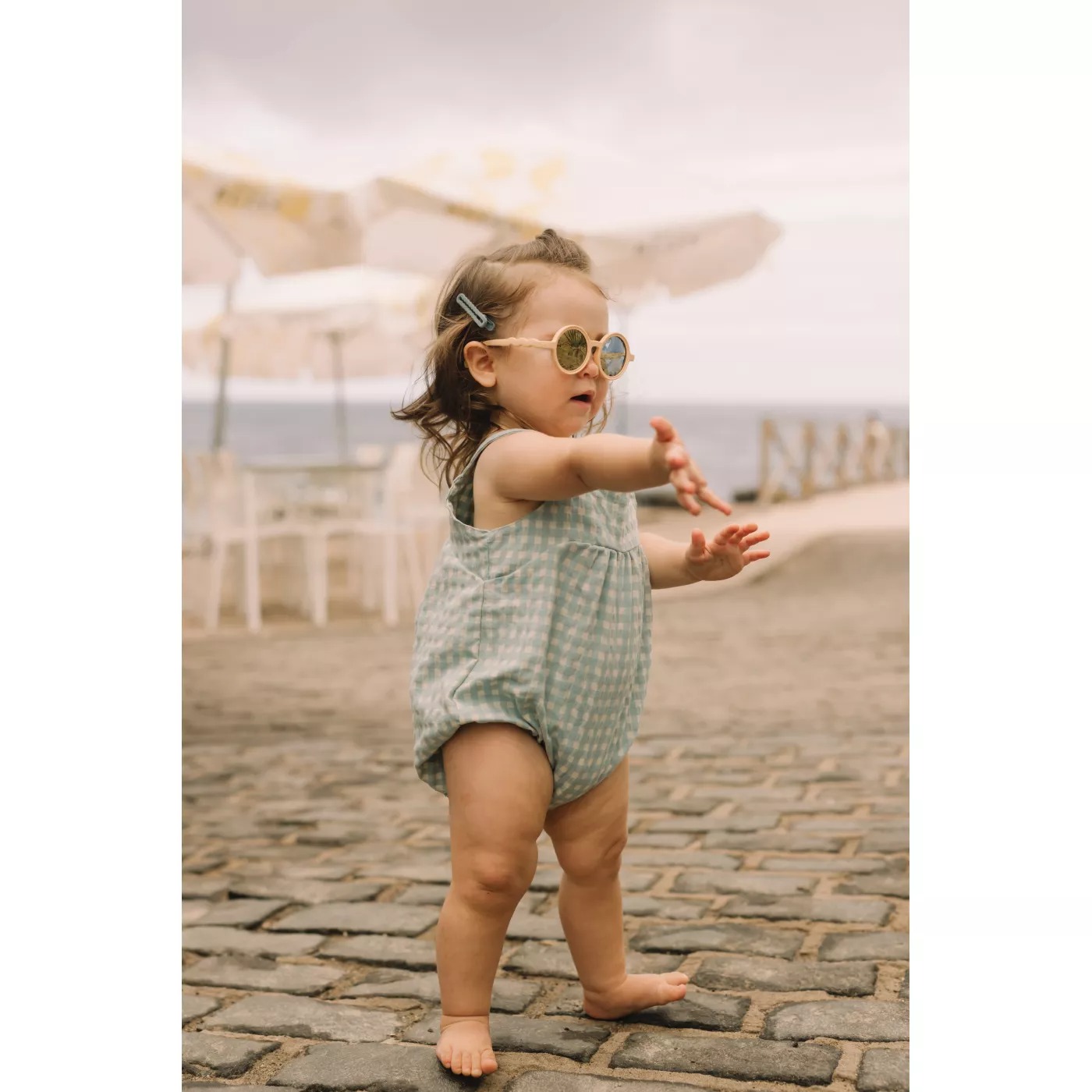Ochelari de soare cu lentile polarizate - 18-36 luni - Coral Reef - Reef Blue - Olivio & Co